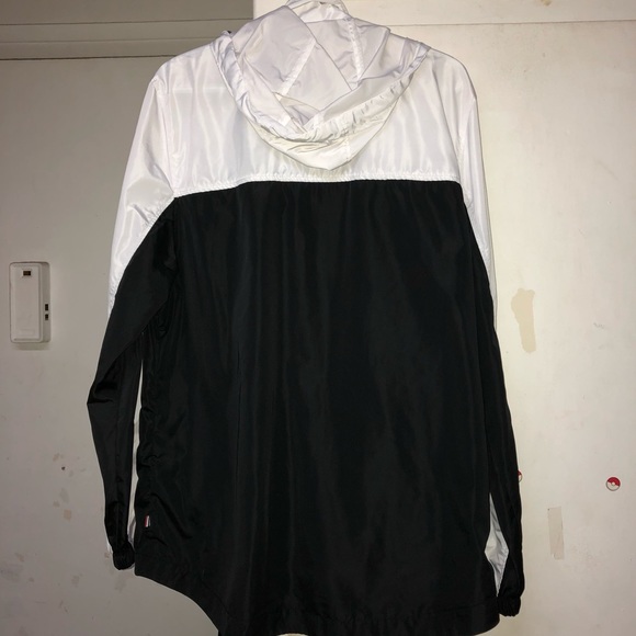 Black and white standard issue rain jacket - Picture 2 of 3